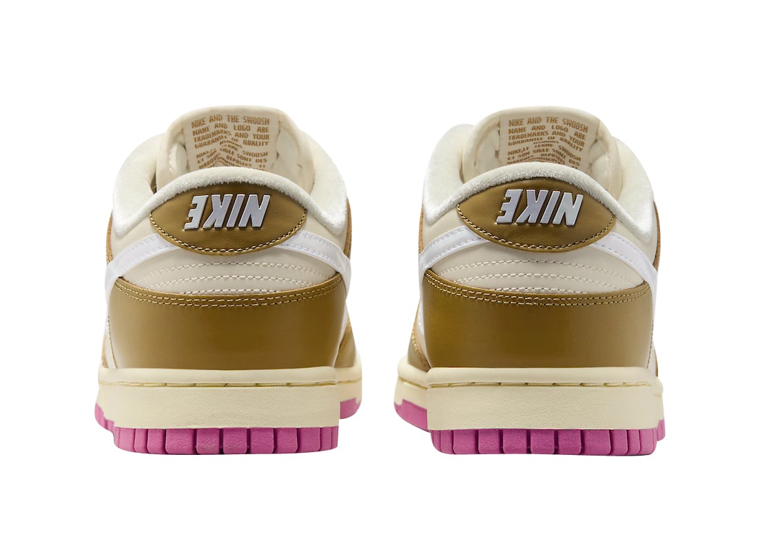Nike Dunk Low WMNS Just Do It Bronzine Playful Pink - Image 5