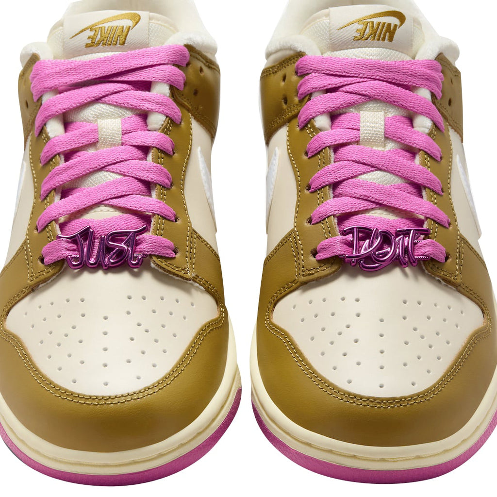 Nike Dunk Low WMNS Just Do It Bronzine Playful Pink - Image 9