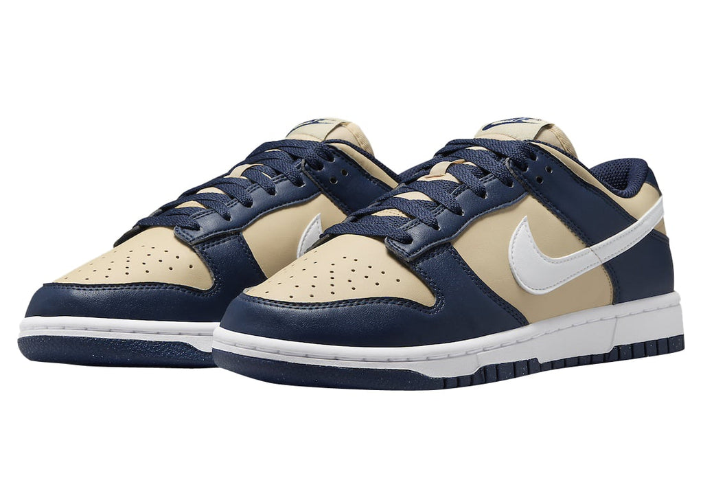 Nike Dunk Low WMNS Next Nature Midnight Navy Team Gold - Image 2