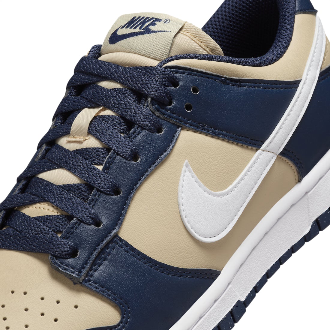 Nike Dunk Low WMNS Next Nature Midnight Navy Team Gold - Image 7