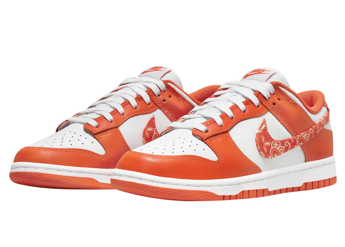 Nike Dunk Low WMNS Orange Paisley - Image 2