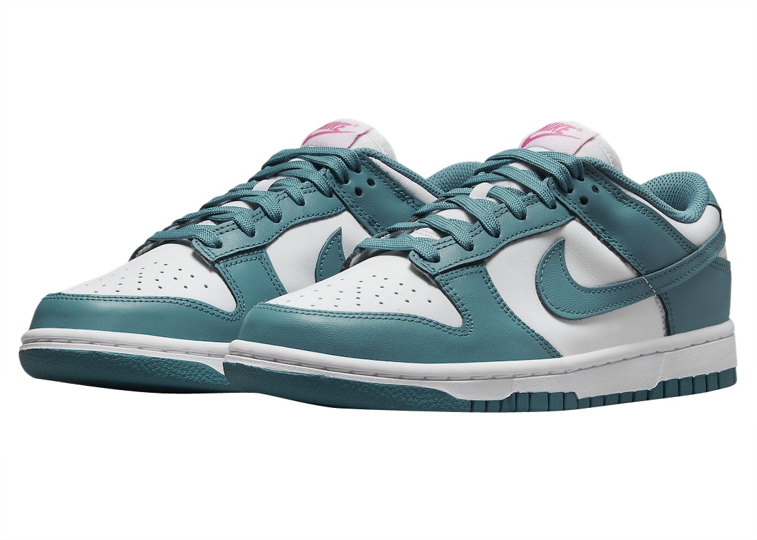 Nike Dunk Low WMNS Teal White - Image 2