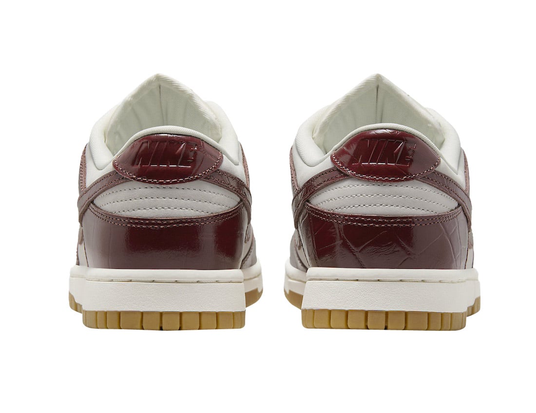 Nike Dunk Low WMNS Team Red Croc - Image 5