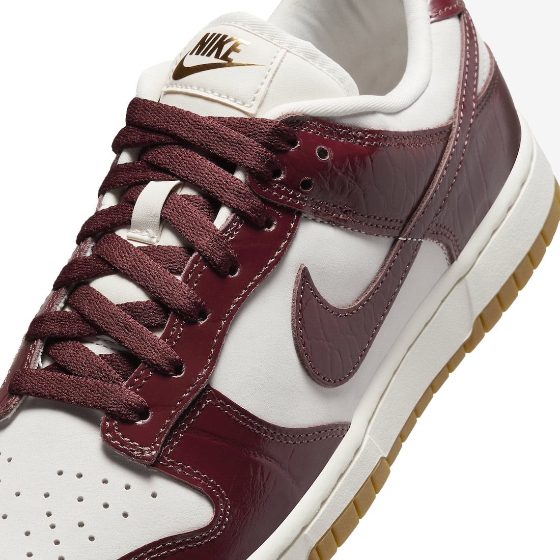 Nike Dunk Low WMNS Team Red Croc - Image 7