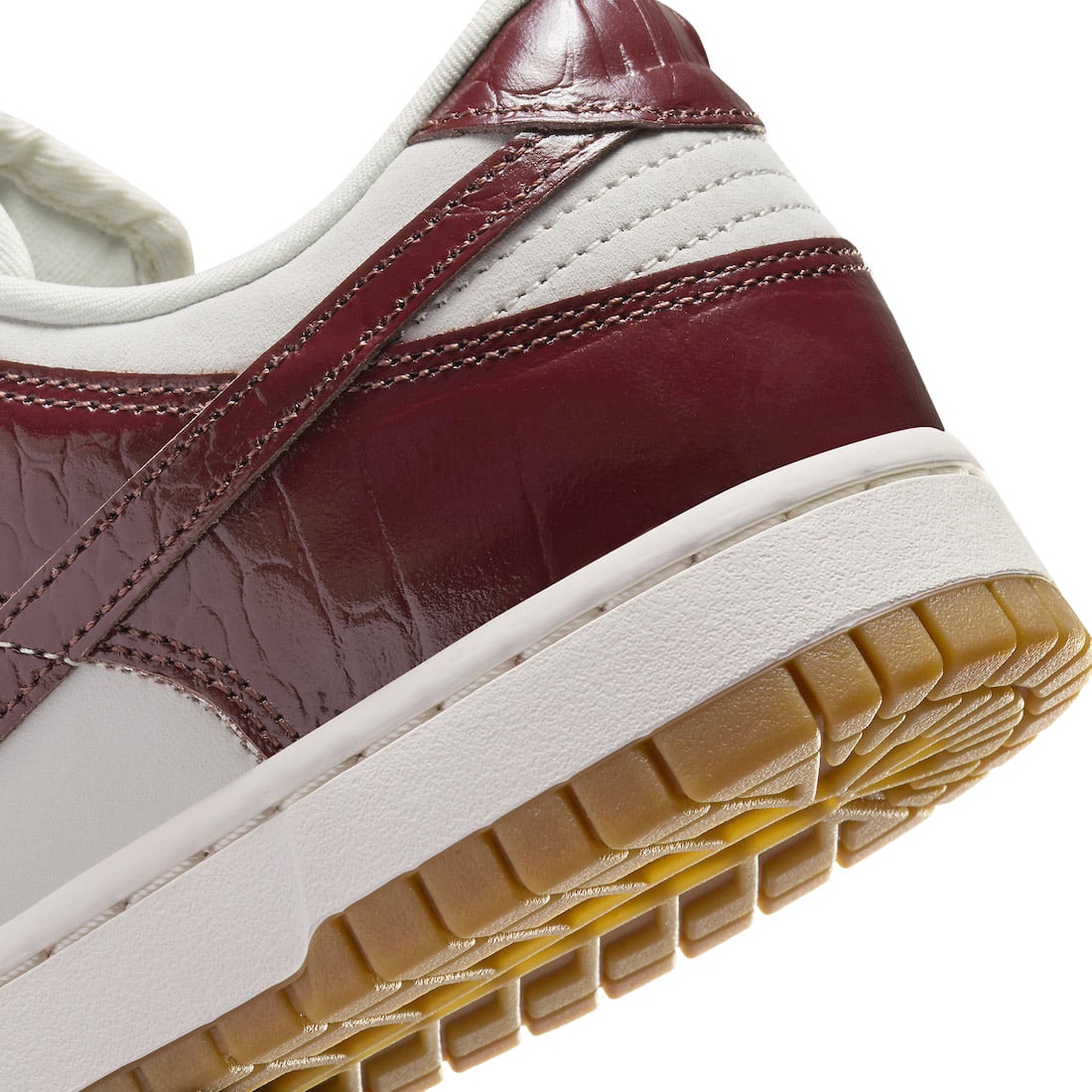 Nike Dunk Low WMNS Team Red Croc - Image 8