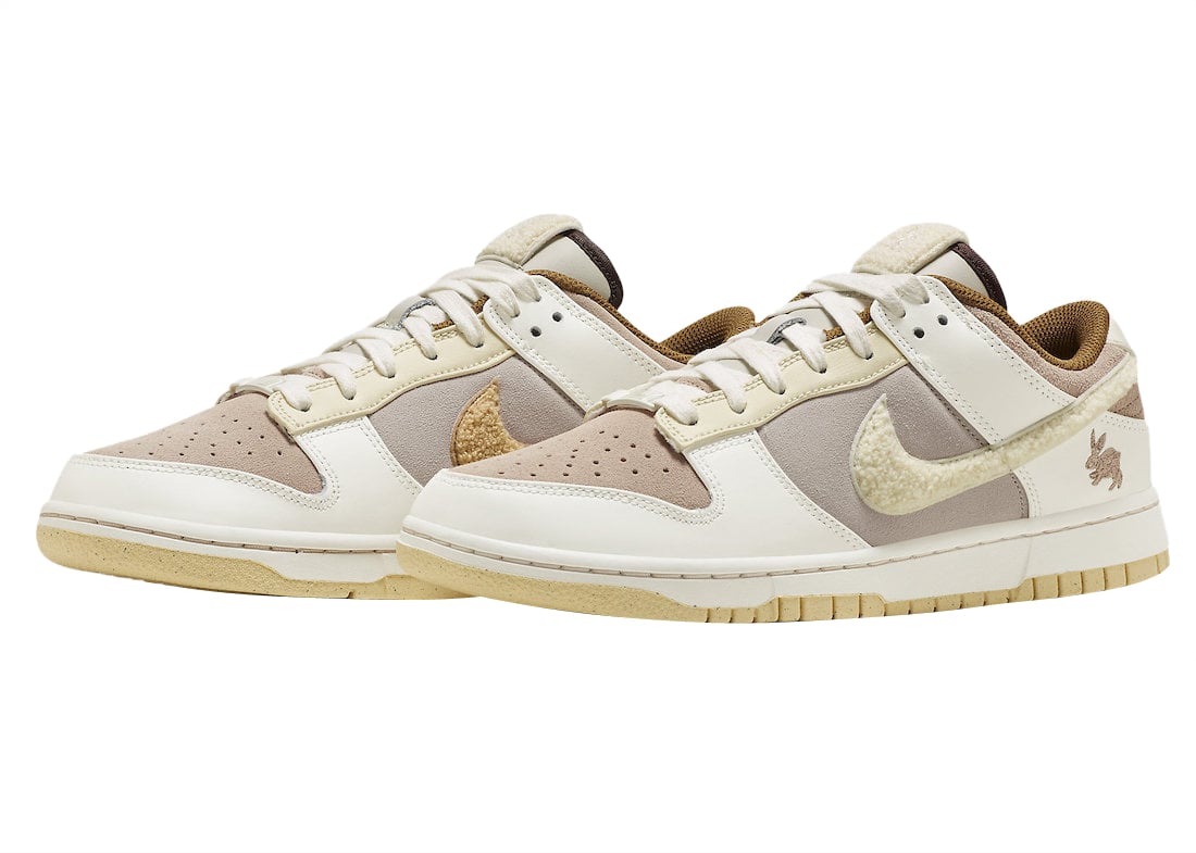 Nike Dunk Low Year of the Rabbit Brown - Image 2