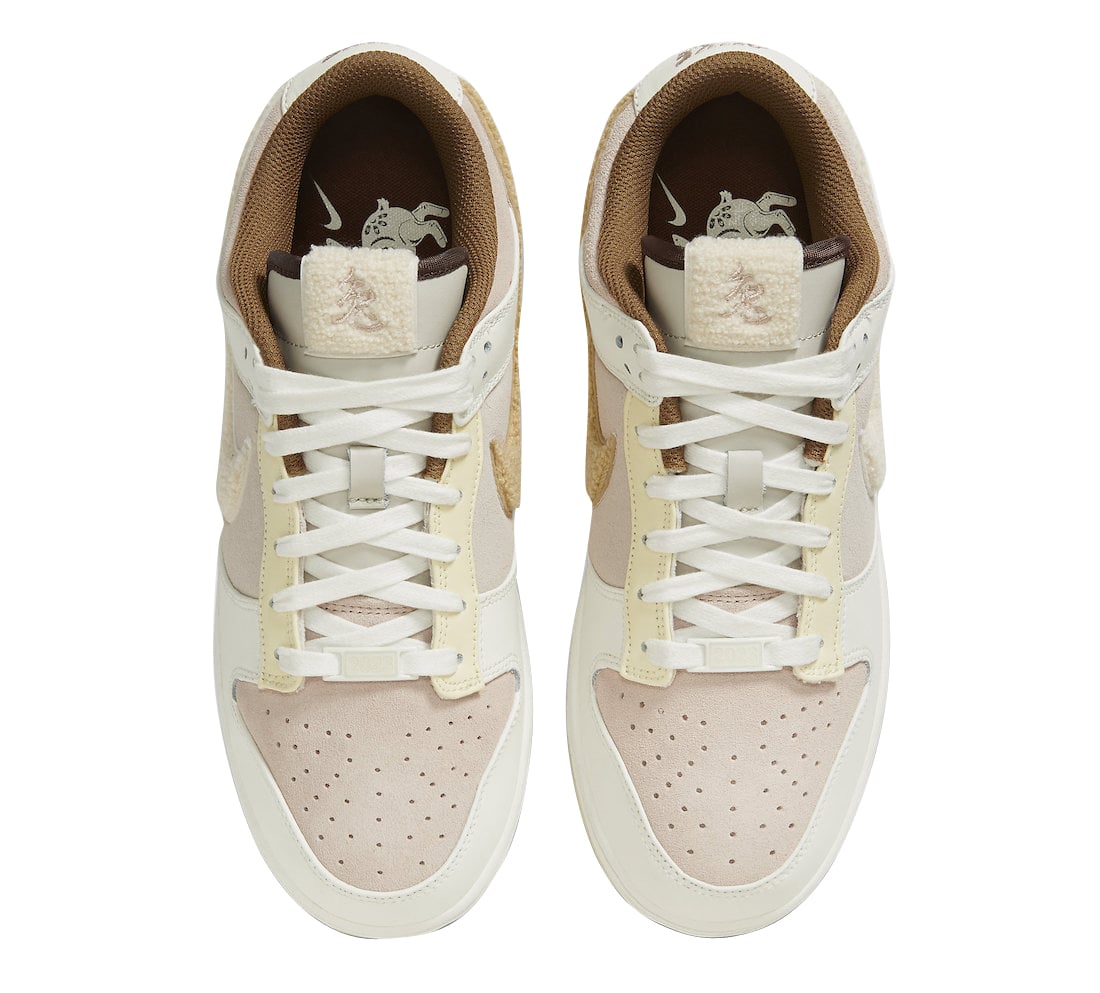 Nike Dunk Low Year of the Rabbit Brown - Image 4