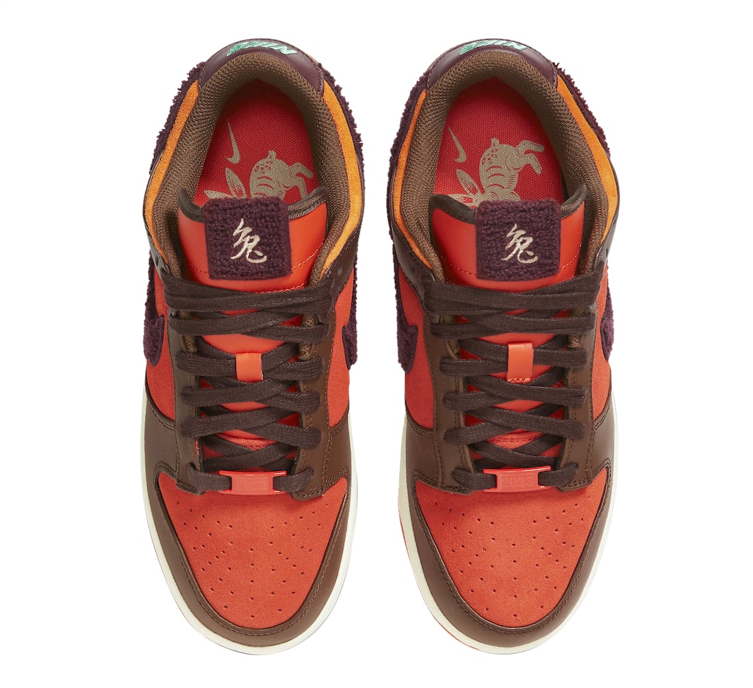 Nike Dunk Low Year of the Rabbit Orange - Image 4