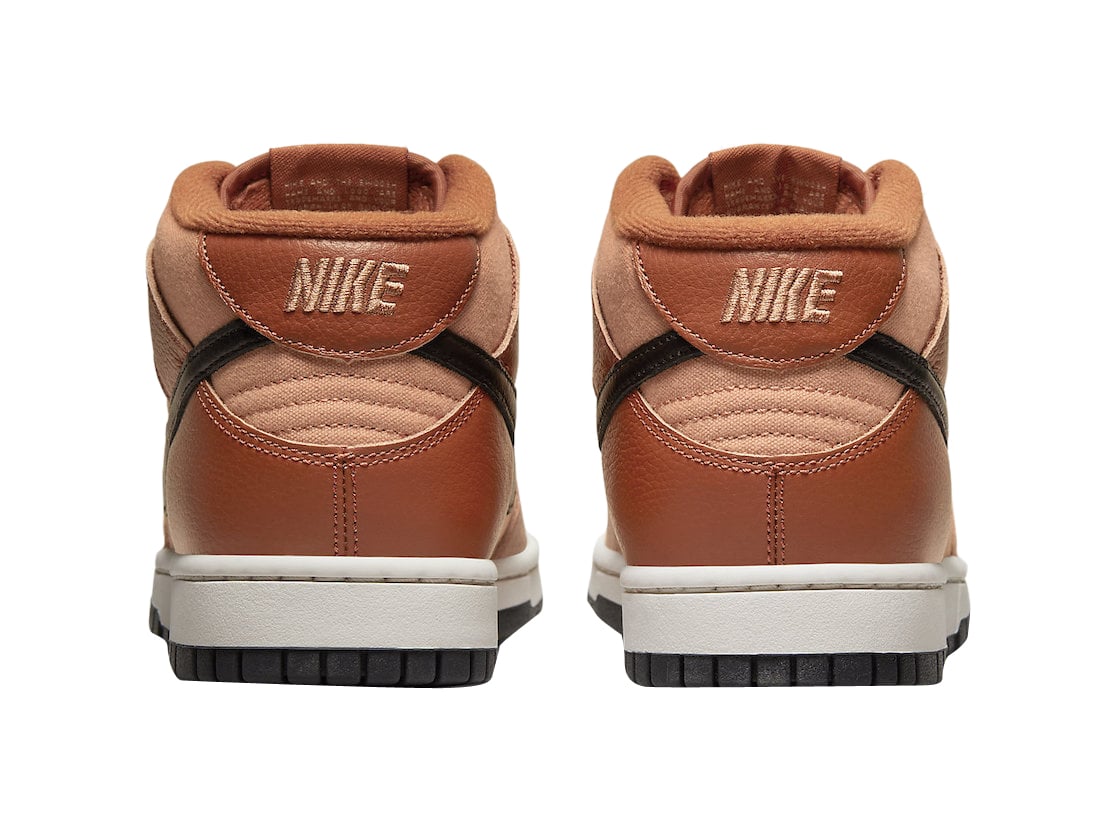 Nike Dunk Mid Amber Brown - Image 5