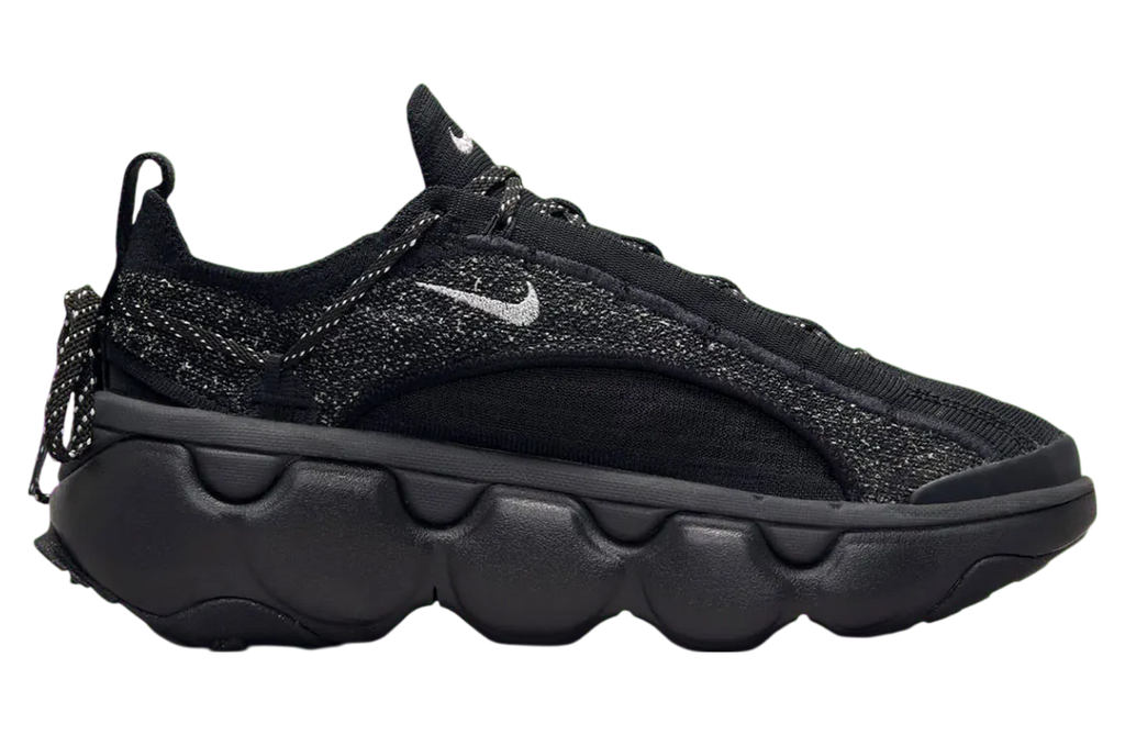 Nike Flyknit Bloom Black / Metallic Silver - Image 2