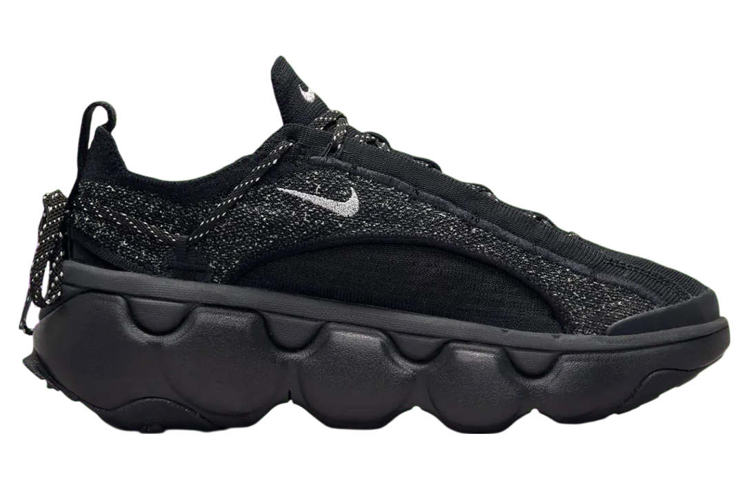 Nike Flyknit Bloom Black / Metallic Silver - Image 2
