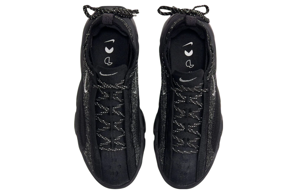 Nike Flyknit Bloom Black / Metallic Silver - Image 3