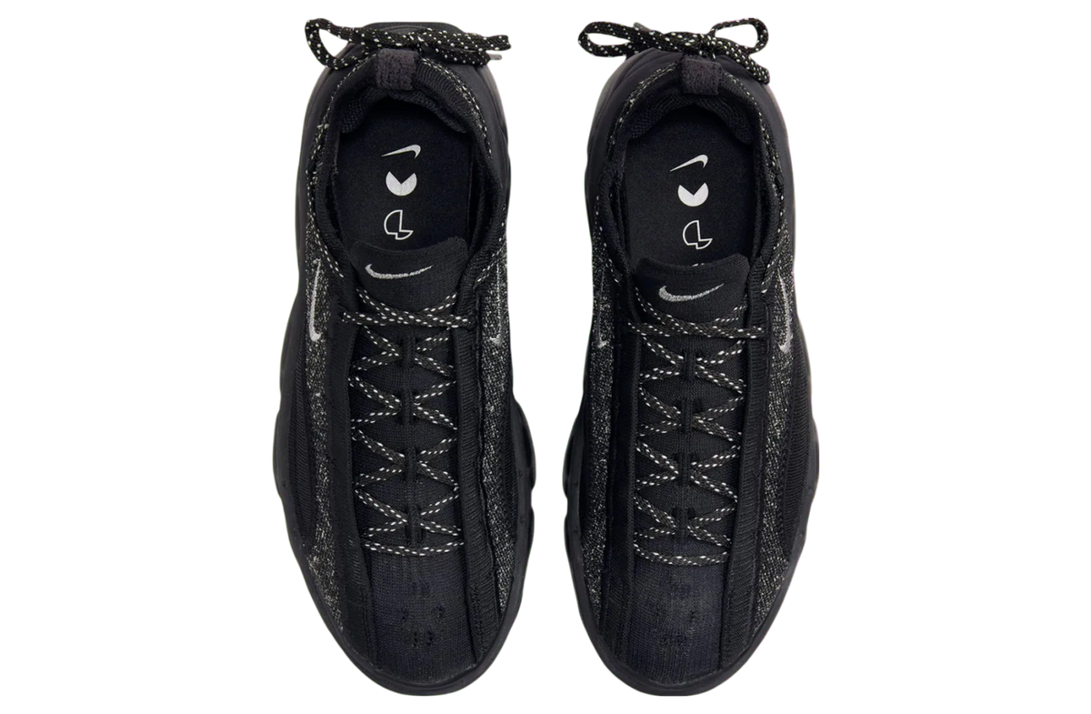 Nike Flyknit Bloom Black / Metallic Silver - Image 3