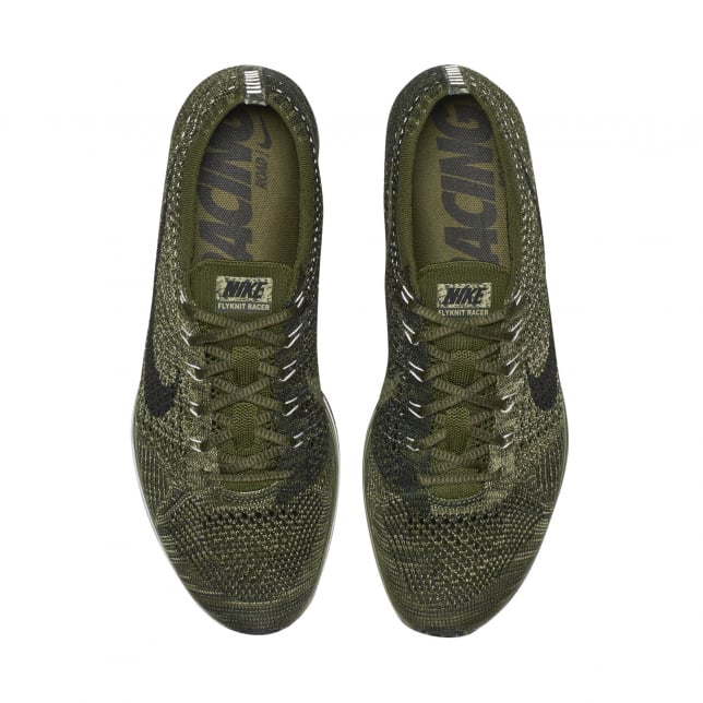 Nike Flyknit Racer Rough Green - Image 3