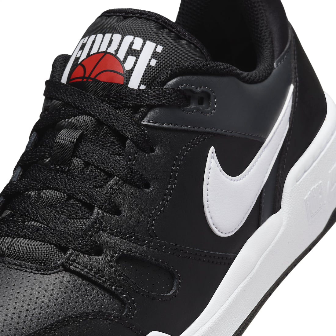 Nike Full Force Low Black White - Image 7