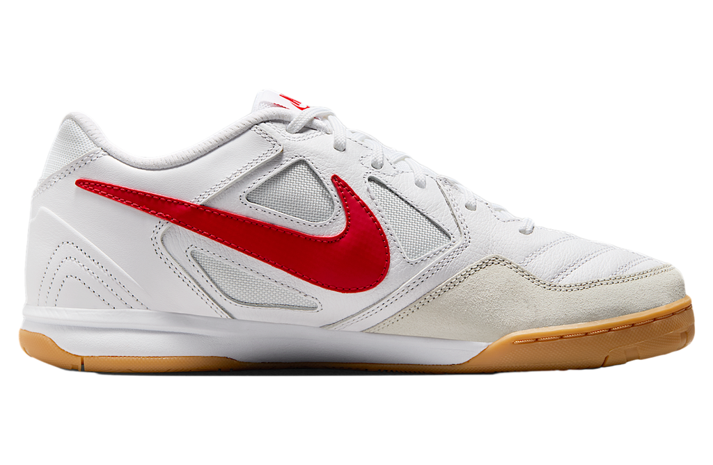 Nike Gato White / Gum Yellow / University Red - Image 3