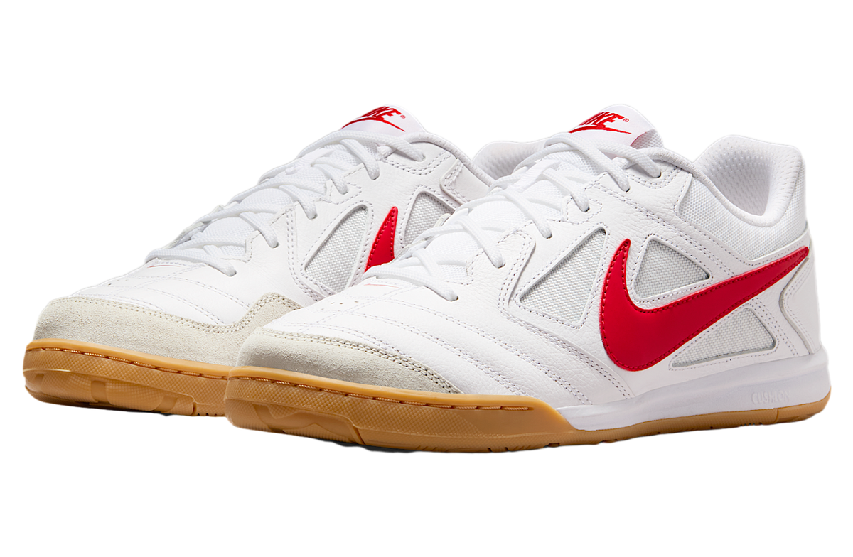 Nike Gato White / Gum Yellow / University Red - Image 5