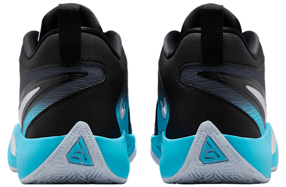 Nike Giannis Freak 6 Christmas GS Black / Blue Tint - Image 6