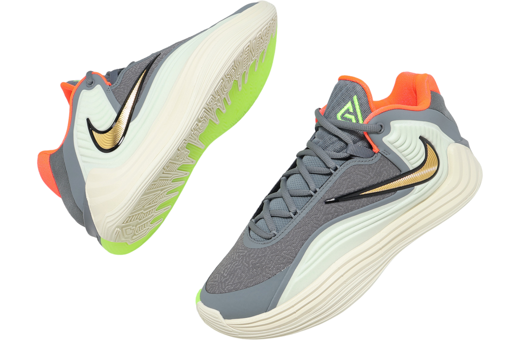 Nike Giannis Freak 7 EP Cool Grey / Yellow Gold - Image 6