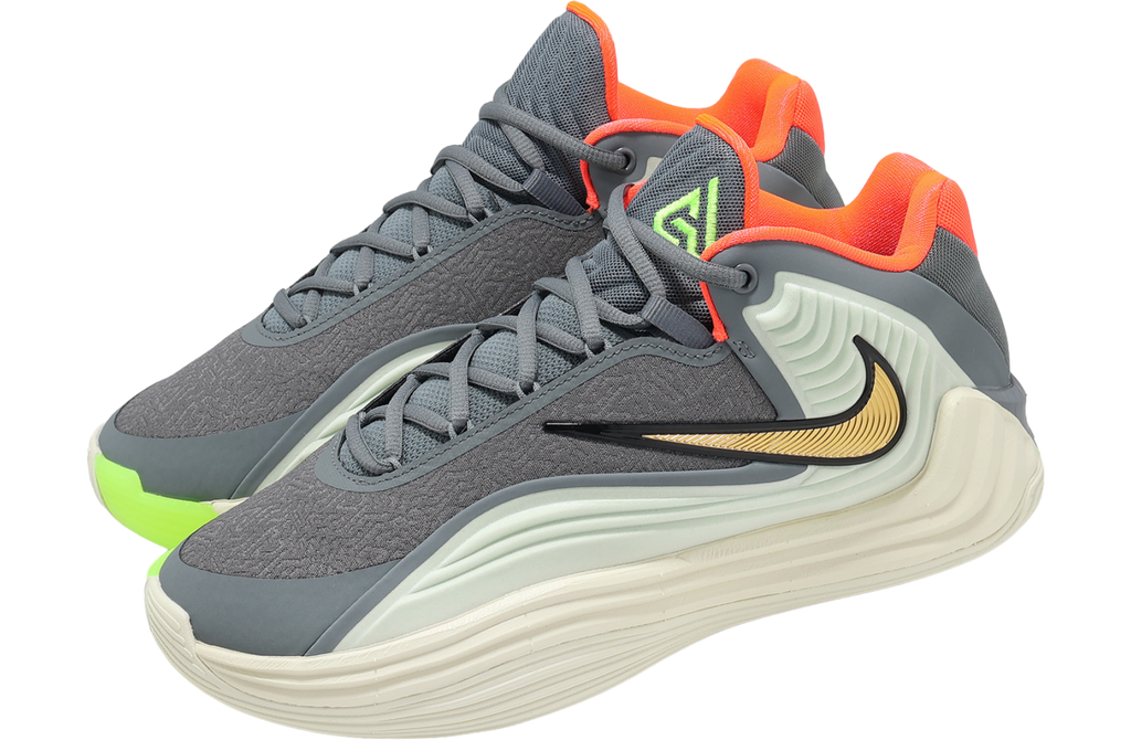 Nike Giannis Freak 7 EP Cool Grey / Yellow Gold - Image 7