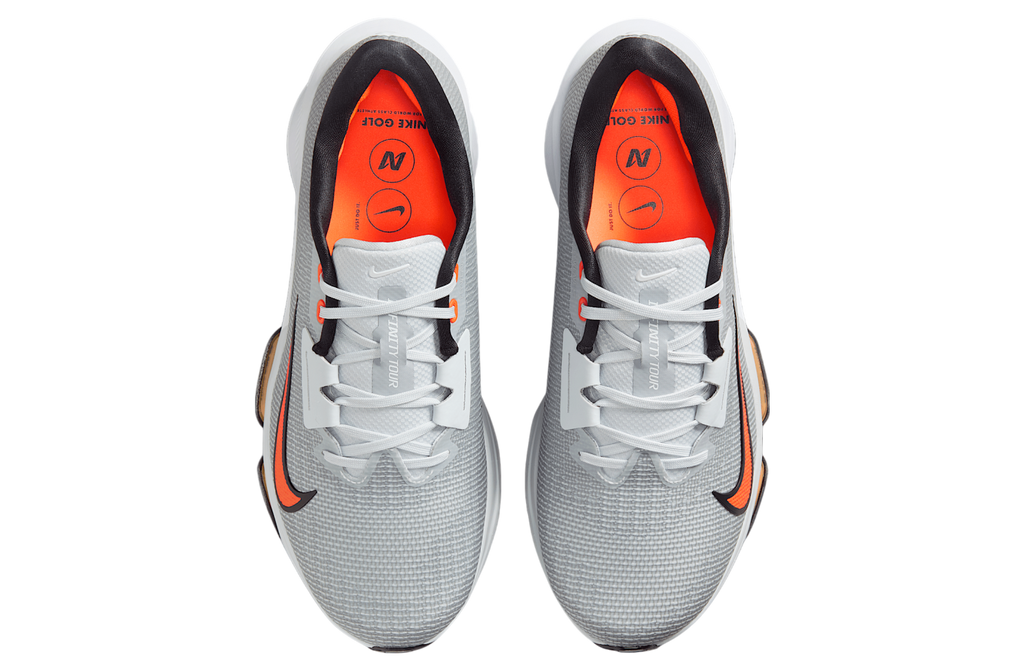 Nike Infinity Tour 2 Pure Platinum / White / Safety Orange - Image 4