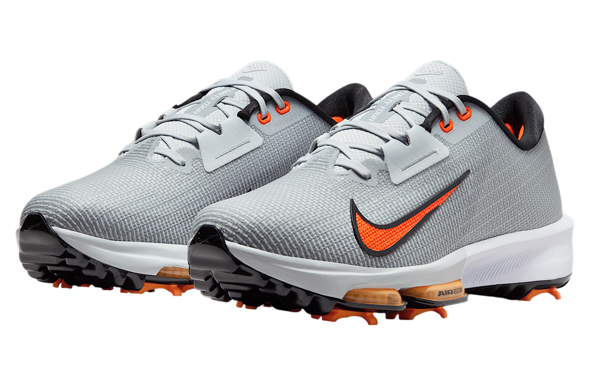 Nike Infinity Tour 2 Pure Platinum / White / Safety Orange - Image 5