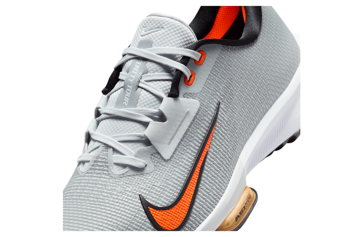 Nike Infinity Tour 2 Pure Platinum / White / Safety Orange - Image 8