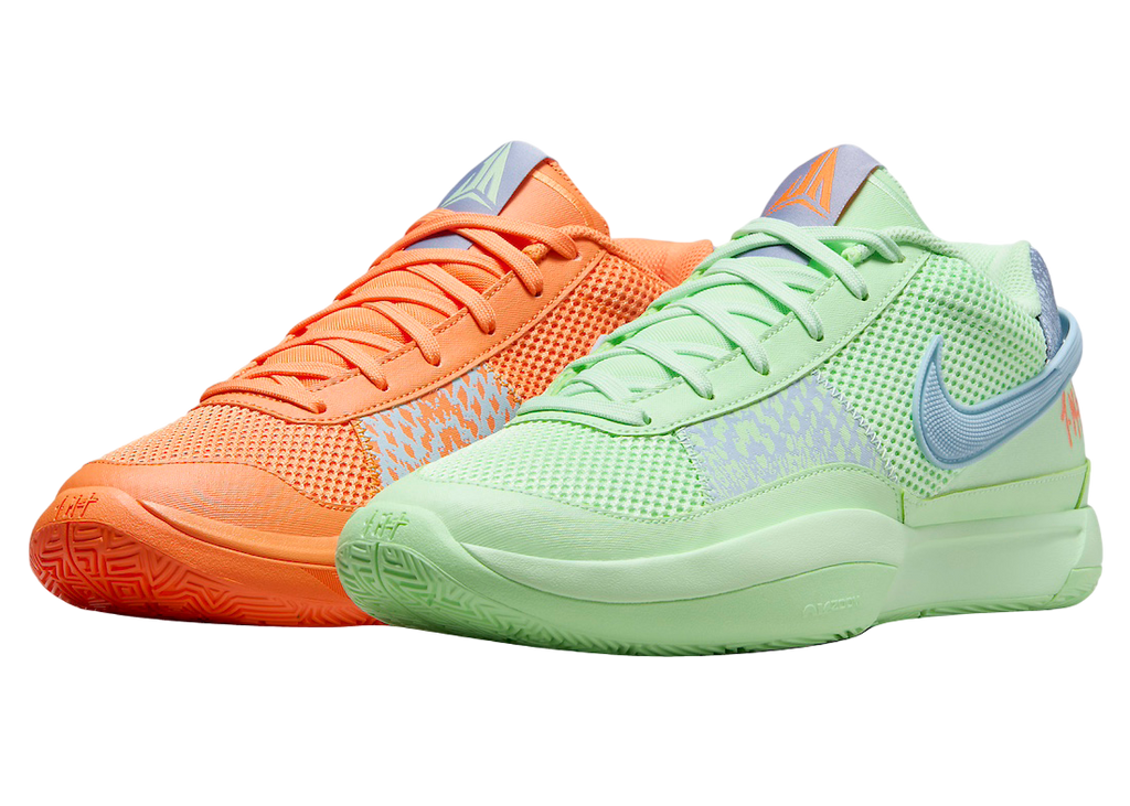 Nike Ja 1 Bright Mandarin Vapor Green - Image 2