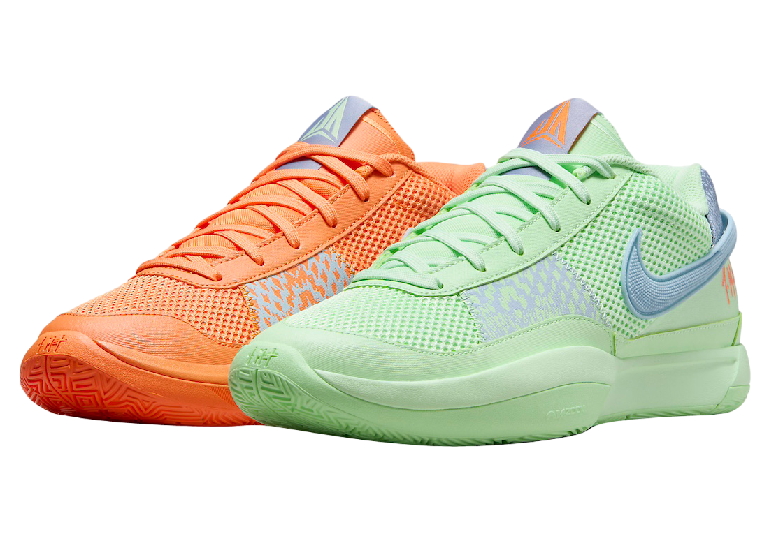 Nike Ja 1 Bright Mandarin Vapor Green - Image 2