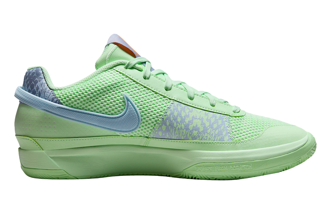 Nike Ja 1 Bright Mandarin Vapor Green - Image 3
