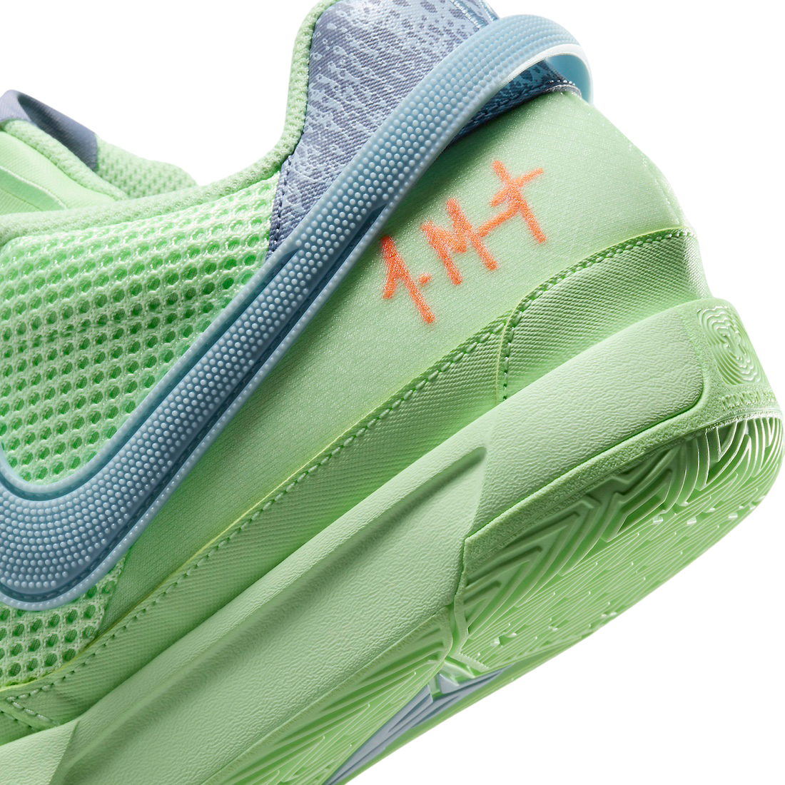 Nike Ja 1 Bright Mandarin Vapor Green - Image 8