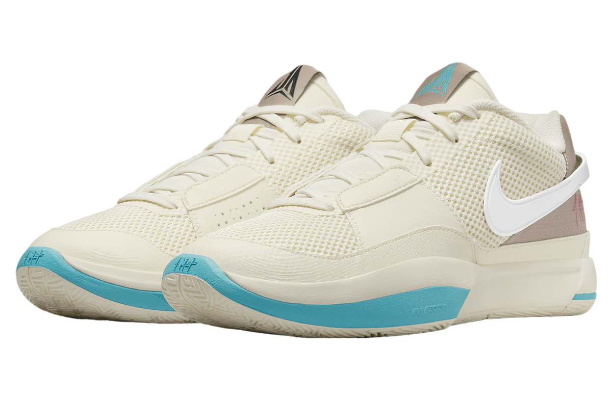 Nike Ja 1 Vacation Coconut Milk / Khaki - Image 5
