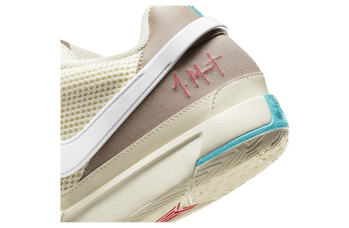 Nike Ja 1 Vacation Coconut Milk / Khaki - Image 8