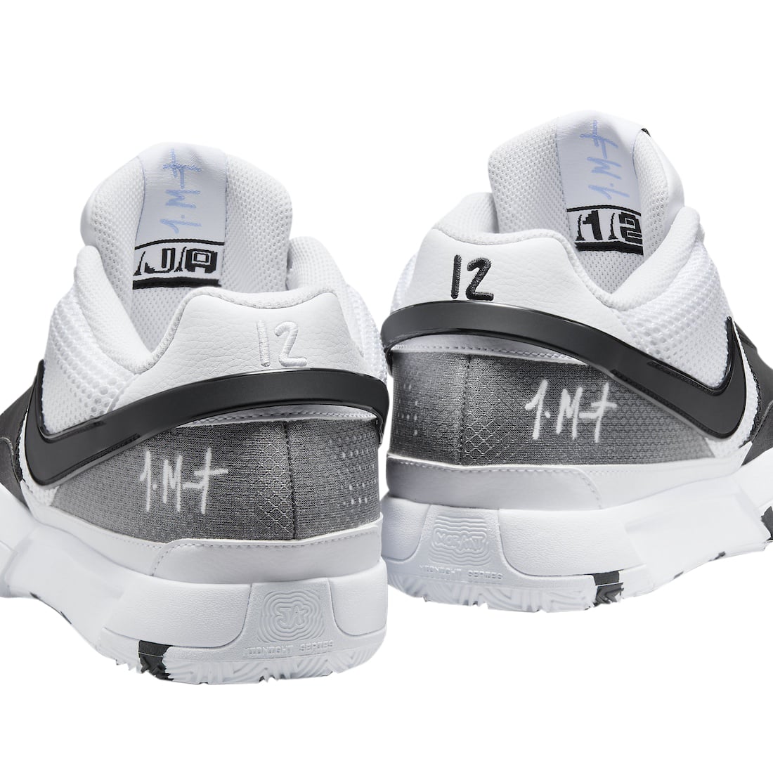 Nike Ja 1 White Black - Image 9