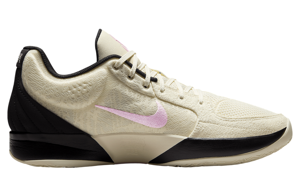 Nike Ja 2 Coconut Milk Coconut Milk / Pink Foam - Image 2