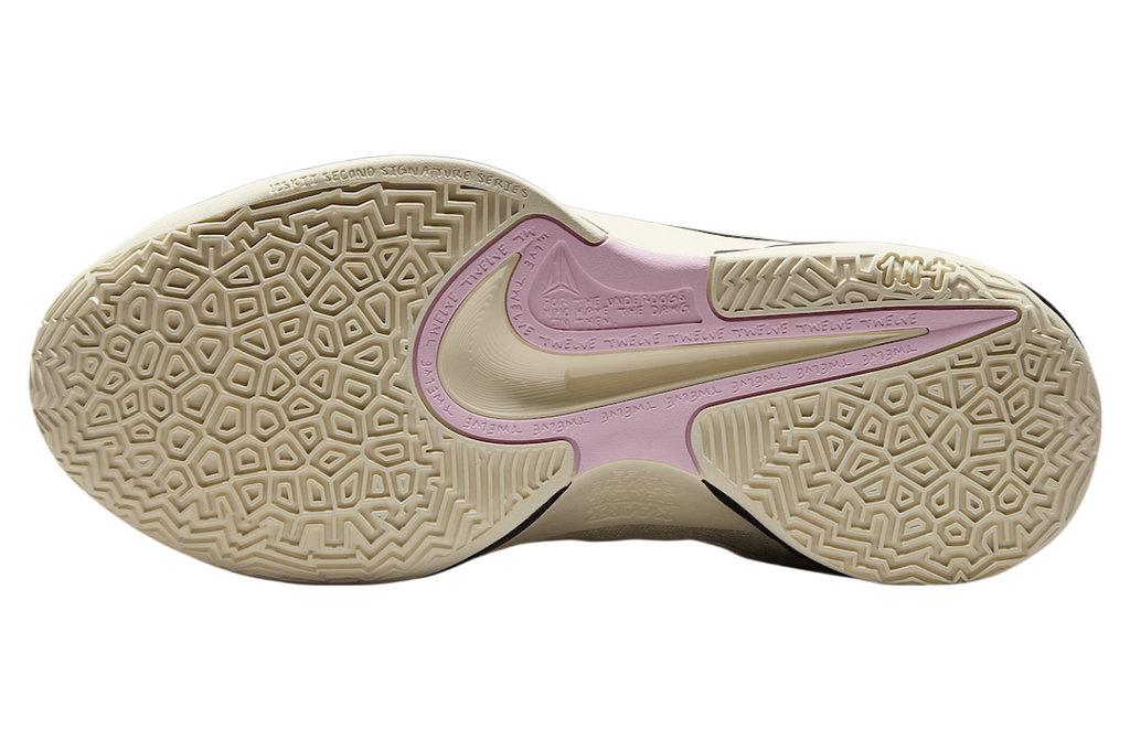Nike Ja 2 Coconut Milk Coconut Milk / Pink Foam - Image 3