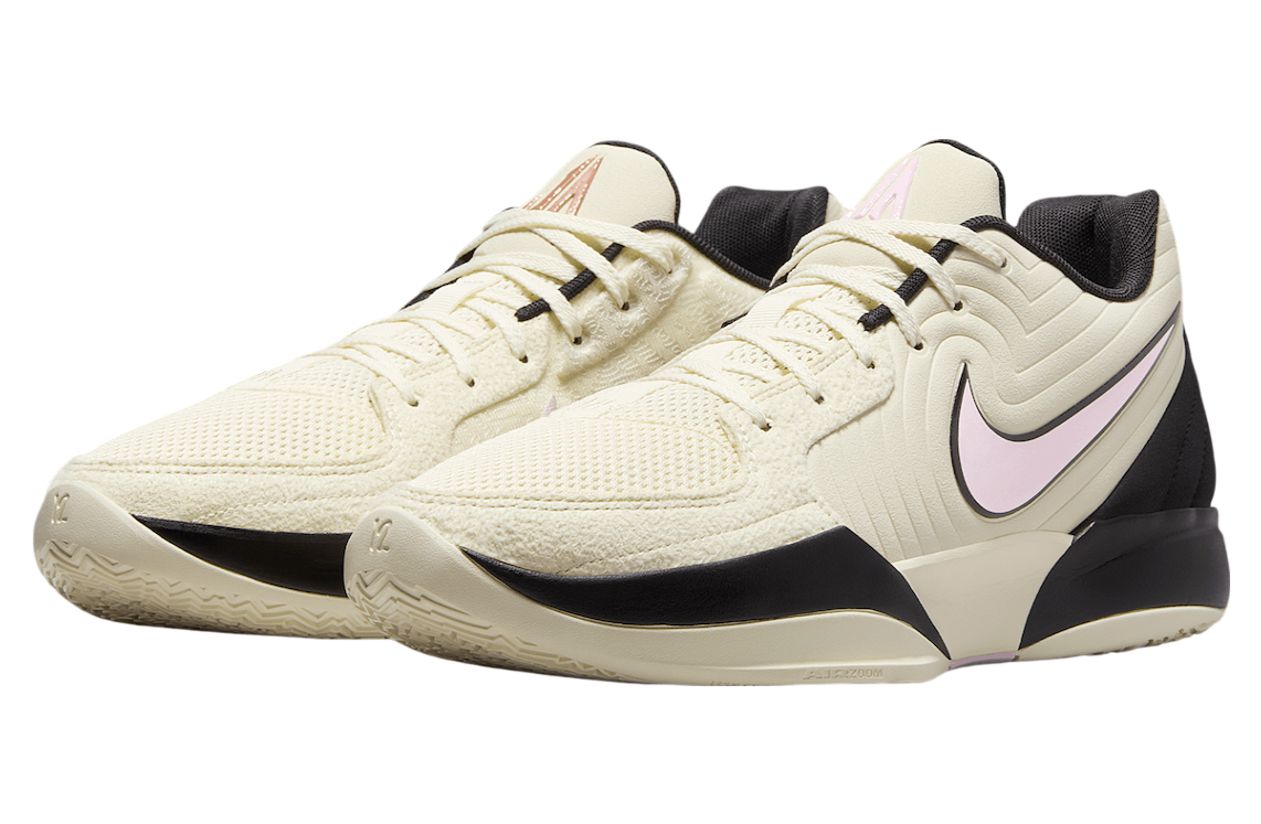 Nike Ja 2 Coconut Milk Coconut Milk / Pink Foam - Image 4