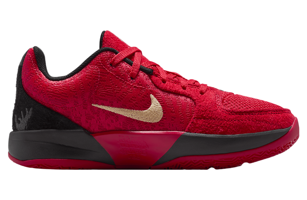 Nike Ja 2 Nightmare GS University Red / Black - Image 3