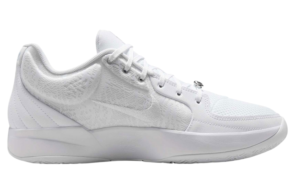 Nike Ja 2 Team Bank Triple White - Image 3