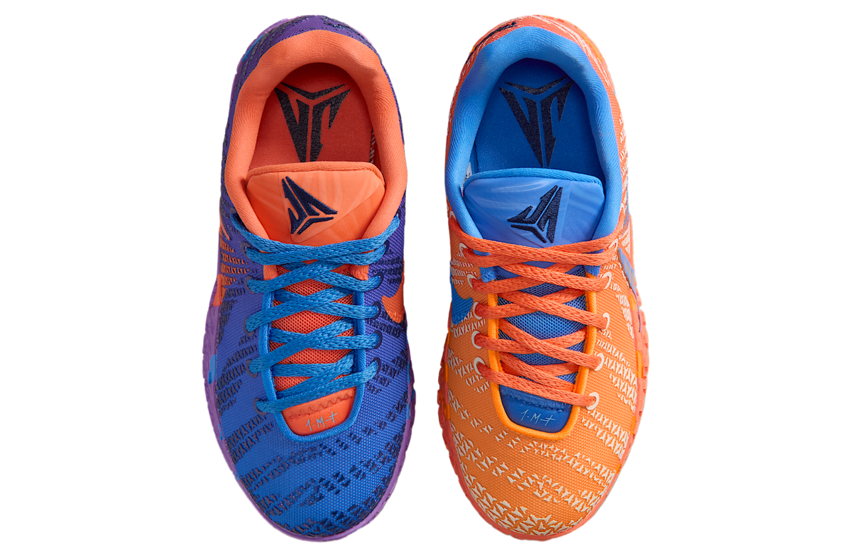 Nike Ja 3 GS Blue Crystal / Turf Orange - Image 4