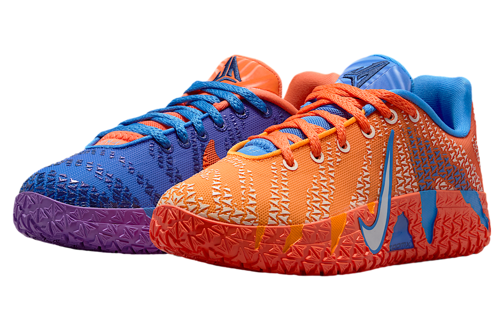Nike Ja 3 GS Blue Crystal / Turf Orange - Image 5