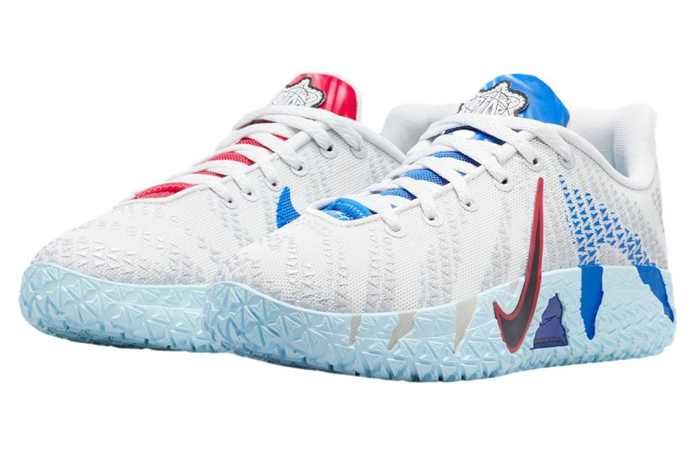 Nike Ja 3 GS Photon Dust / Red Game Royal - Image 2