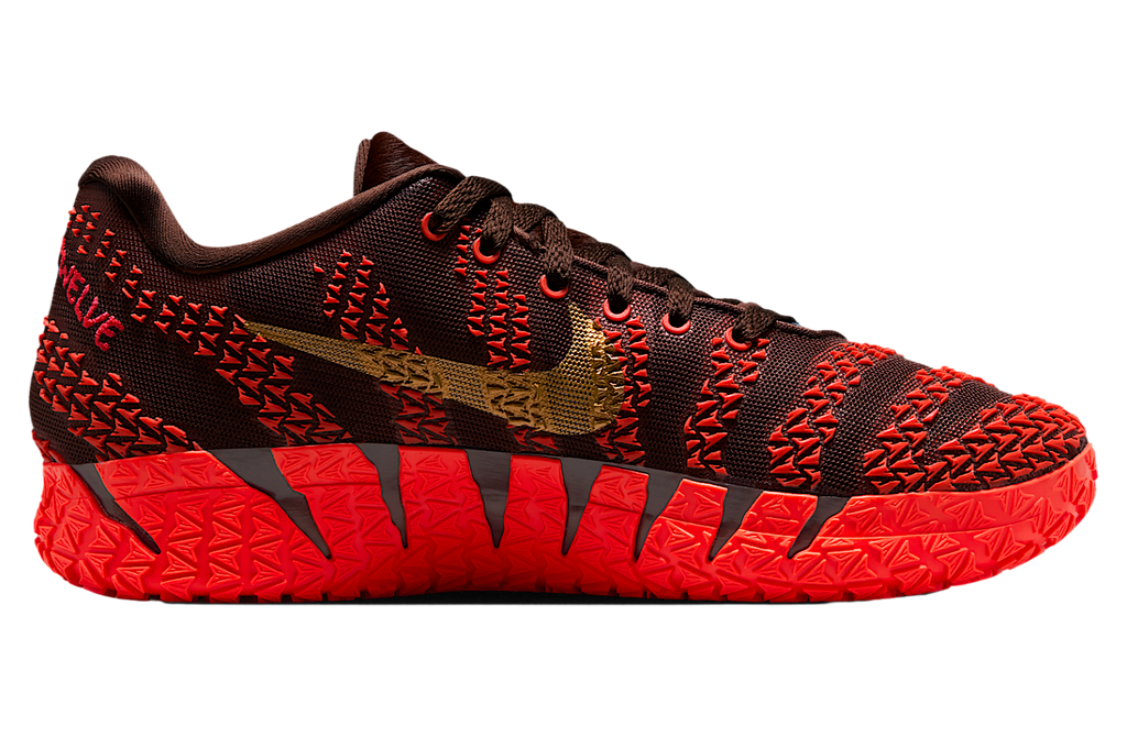 Nike Ja 3 Light Chocolate / Silt Red - Image 3