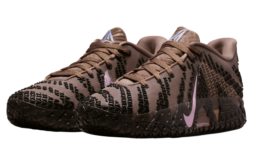 Nike Ja 3 Mink Brown / Pink Foam - Image 3