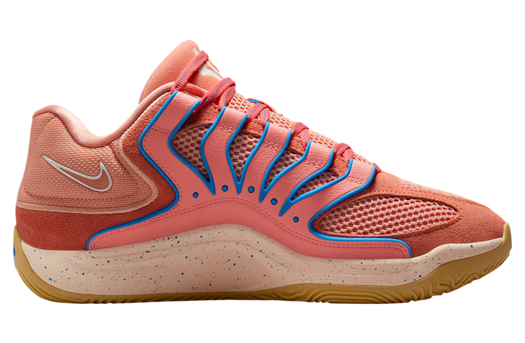 Nike KD 18 Atomic Pink / Light Wild Mango - Image 3