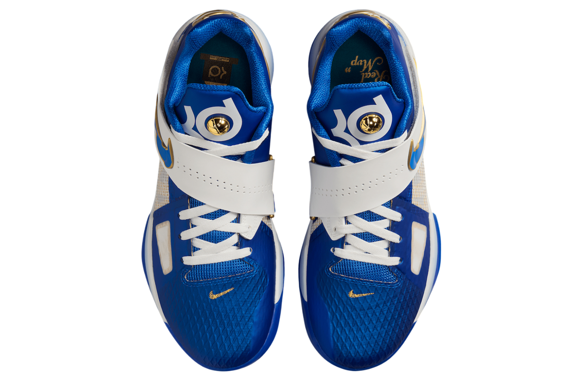 Nike KD 4 Royal White Gold - Image 5