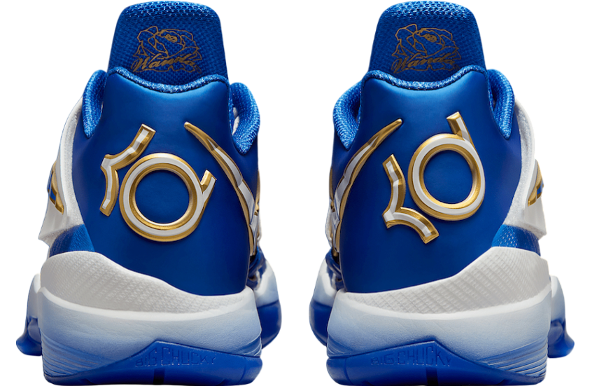 Nike KD 4 Royal White Gold - Image 6