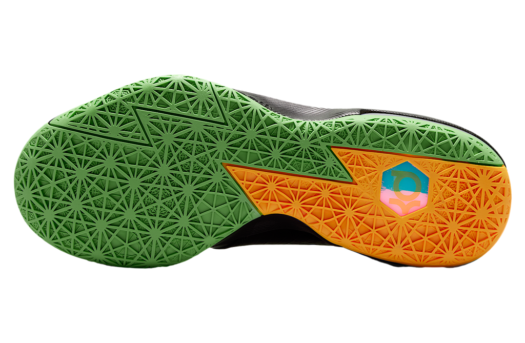 Nike KD 6 Black / Light Lucid Green - Image 2