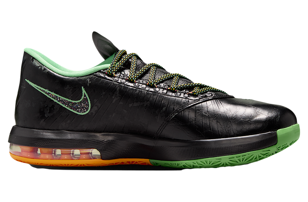Nike KD 6 Black / Light Lucid Green - Image 3