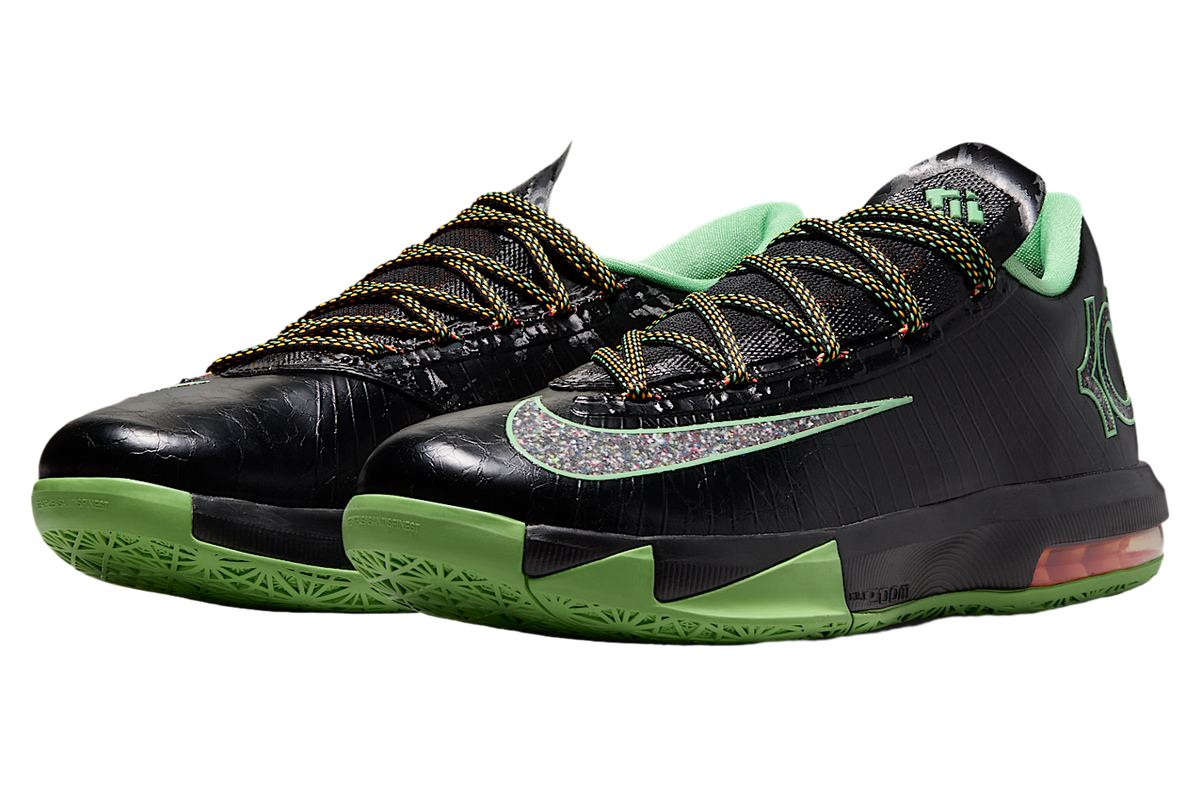Nike KD 6 Black / Light Lucid Green - Image 5